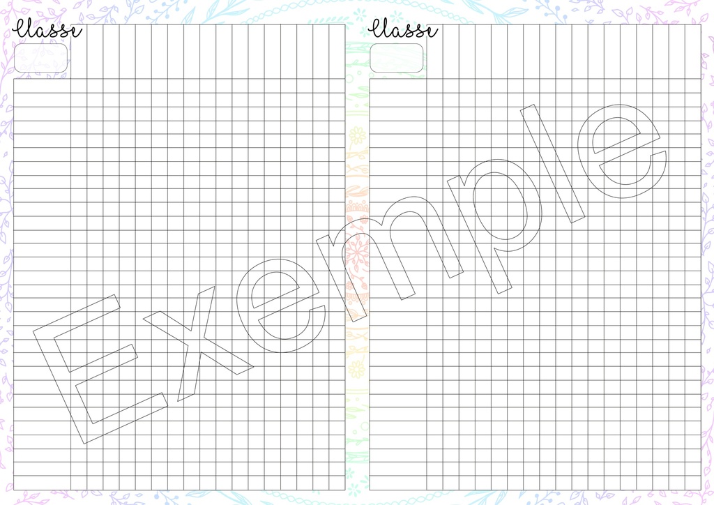 Horaire vierge - Mandalas