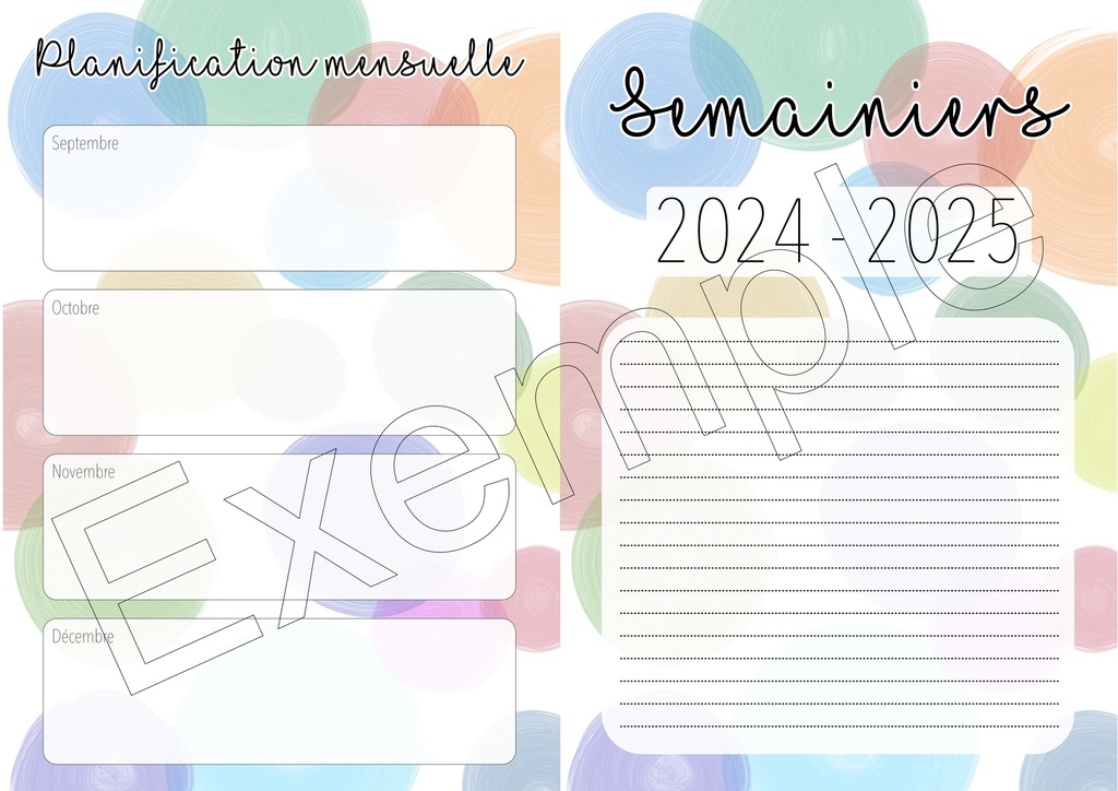 Horaire fondamental - Ronds